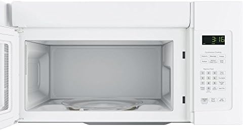 GE JNM3163DJWW 1.6 Cu. Ft. White Over-the-Range Microwave