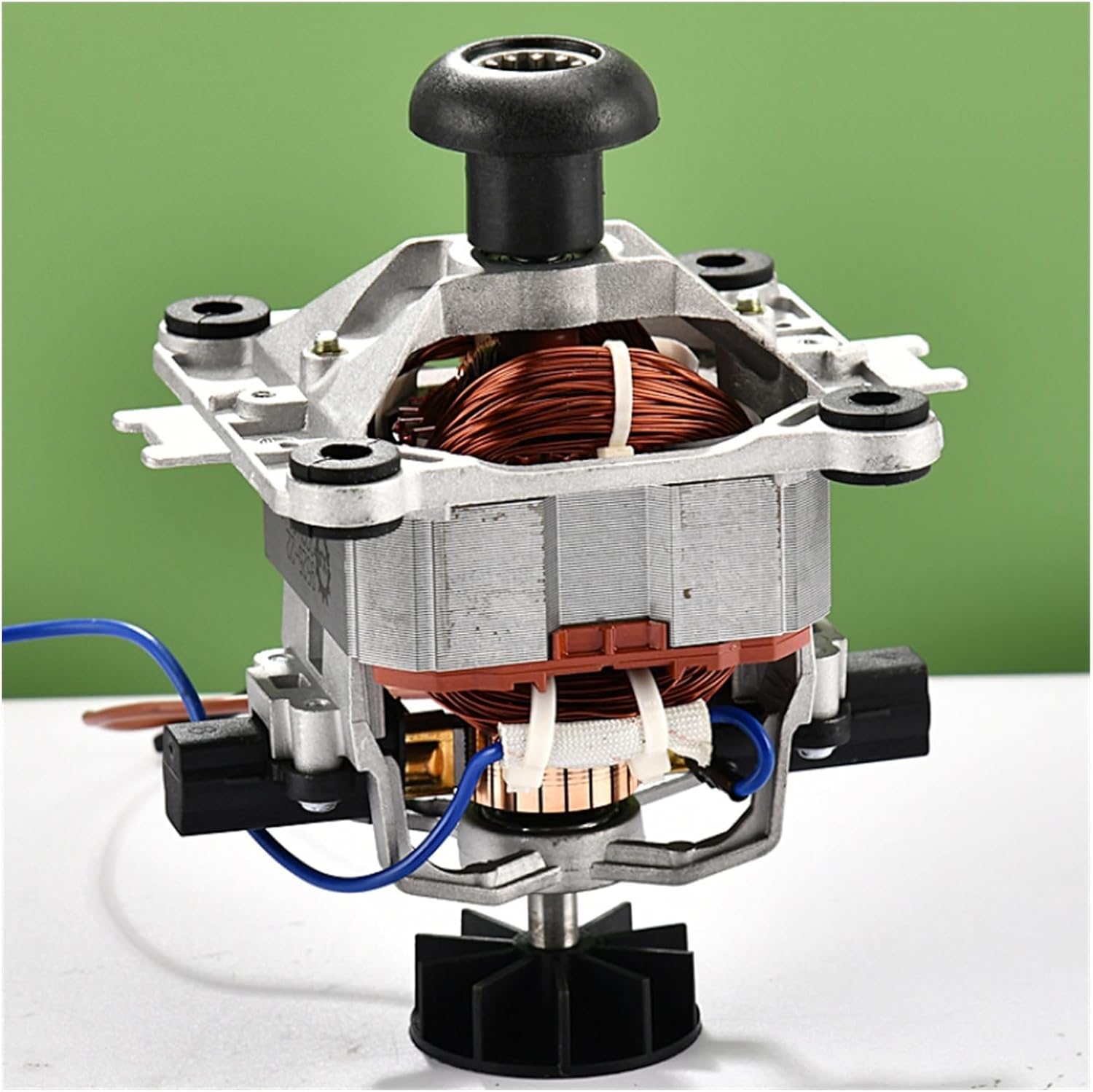 9525/9550 Blender Electric Motor, Compatible For Ice Machine Soymilk Juicer Universal High Speed Copper Motors Small/big Rotor Accessories(9550 motor big rotor)