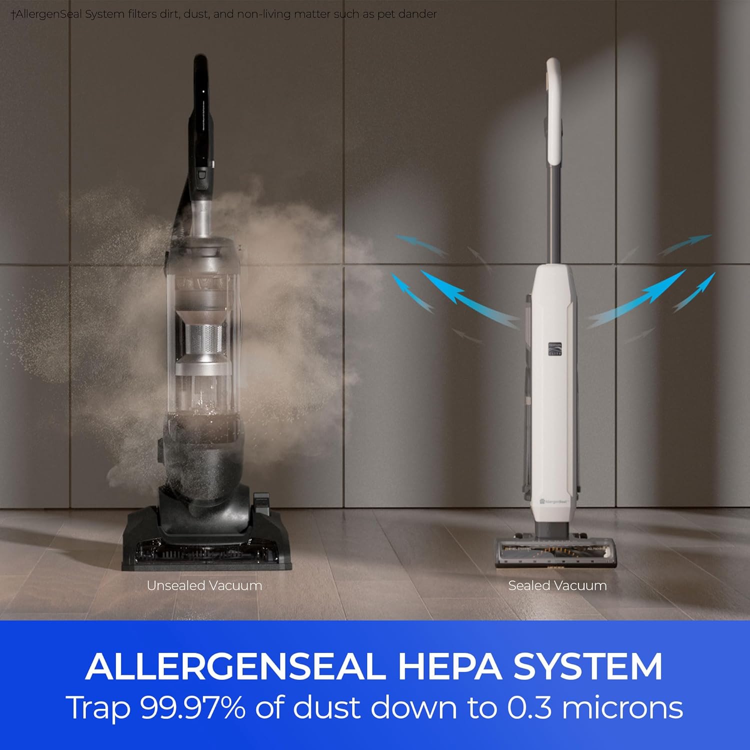 Kenmore CU7005 Litening 24V Cordless Upright Vacuum with Lift-Up & Hair Eliminator Nozzle, Brushless Motor, Up to 80 Mins of Runtime, HEPA Filter & LED Display for Carpets, Hard Floor & Pets, White