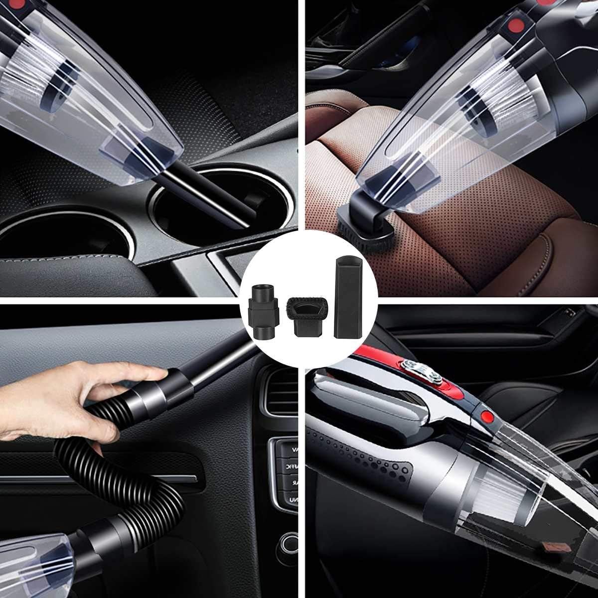 Handheld Vacuum Cordless Car Vacuum Cleaner Powerful Cyclone Suction Portable Rechargeable Powerful Vacuum for Car Home Cleaner