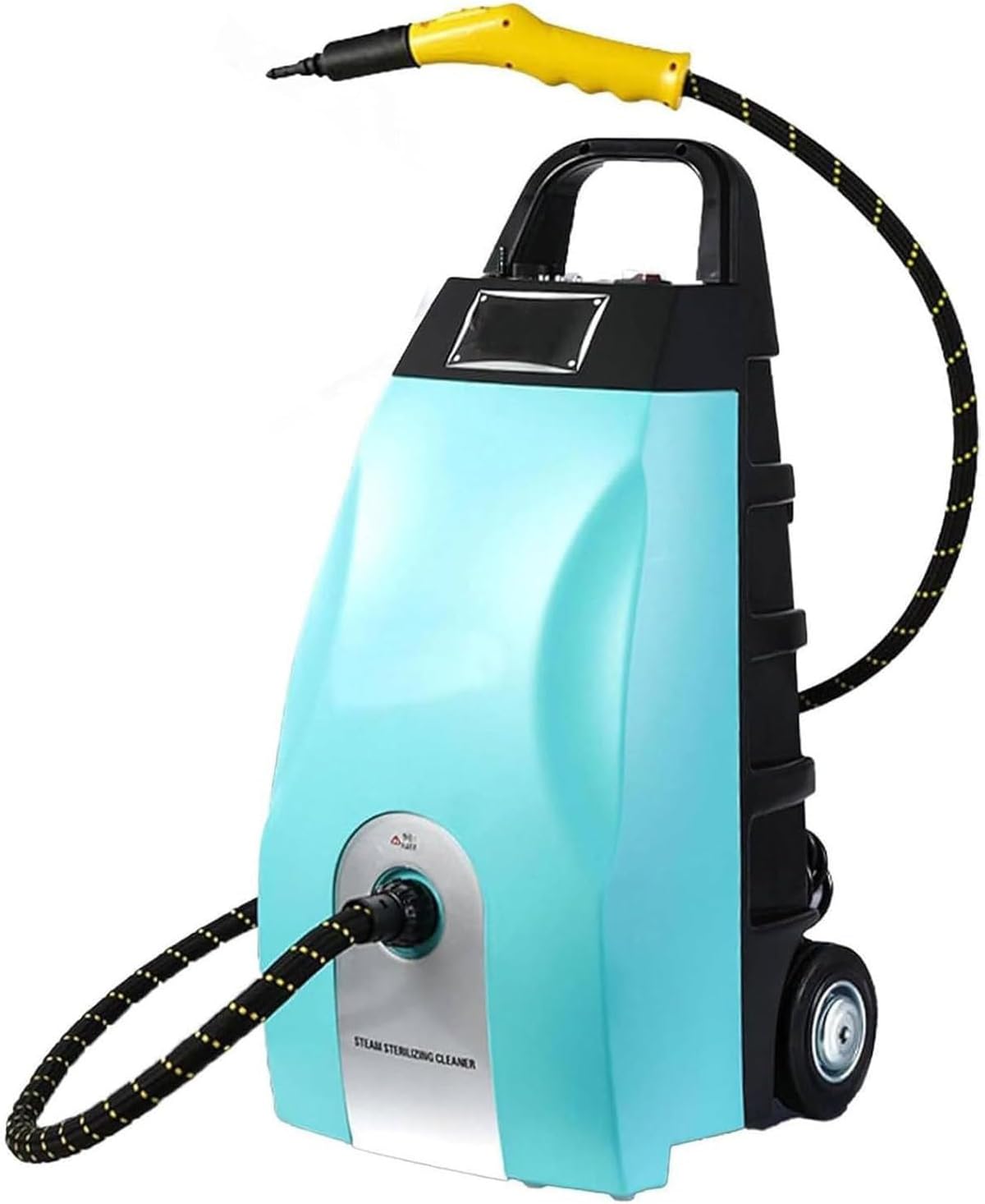 3.5L High Temp High Pressure Steam Jet Washer,2500W Power Wash With Accessories,Dry and Wet Continuous Steam,Suitable for Home Use and Car Cleaning Blue