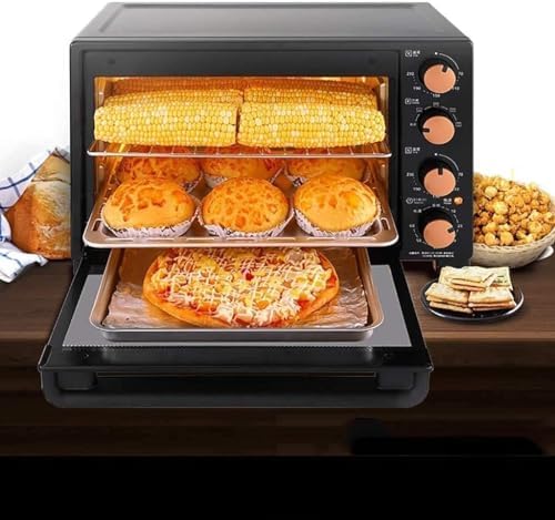 oven mini oven air fryer oven Oven Breakfast Machine Independent Temperature Control 4-Layer Roasting Built-in Lighting Gourmet 32L Mini Ovens Toaster Oven Air Fryer,, Onesize