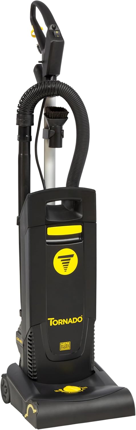 Tornado Deluxe CVD 30 12-Inch Single Motor HEPA Filtration Upright Vacuum with On-Board Tools, 91430
