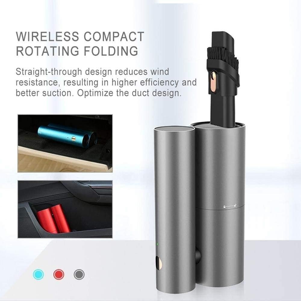 Cordless Handheld Vacuum Cleaner, Cordless Rechargeable Wet Dry Mini Dust Vacuum Cleaner for Home and Car Cleaning(Red)