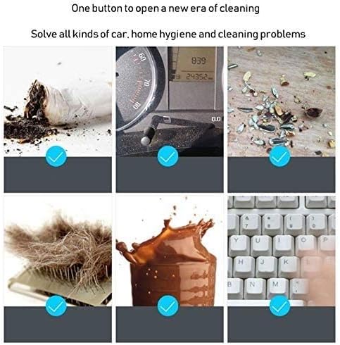 Handheld Vacuum, Cordless Handheld Vacuum, 6500PA Portable Hand Vacuum Cleaner with Rechargeable for Pet Hair, Home, and Car Cleaning