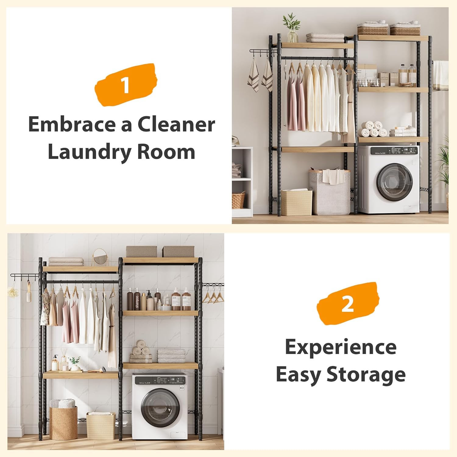 GarveeHome Over-The-Washer Dryer Shelf 28