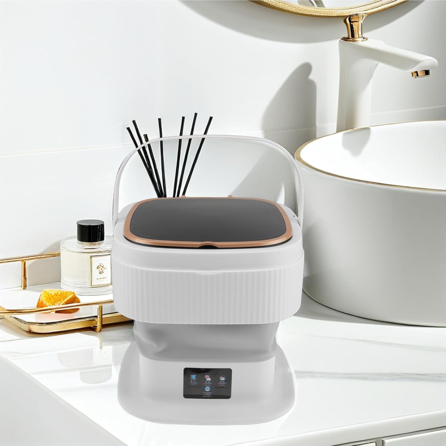 Portable Mini Washing Machine Dryer for Underclothes Clothes Items for Apartments Rv and Travel Laundry