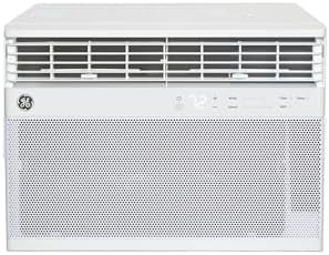 GE Window Air Conditioner 8,000 BTU for Rooms up to 350 sq ft., Wi-Fi Enabled, Energy-Efficient Cooling for Medium Rooms, Easy Install Kit, Control Using Remote or Smartphone App, White