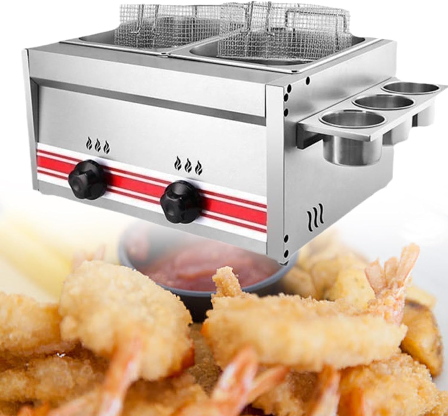Fish Fryers Outdoor Cooking: Hygienic for Restaurants, Supermarkets, and Homes - Perfect for Frying Chips, Onion Rings, Chicken, and More!