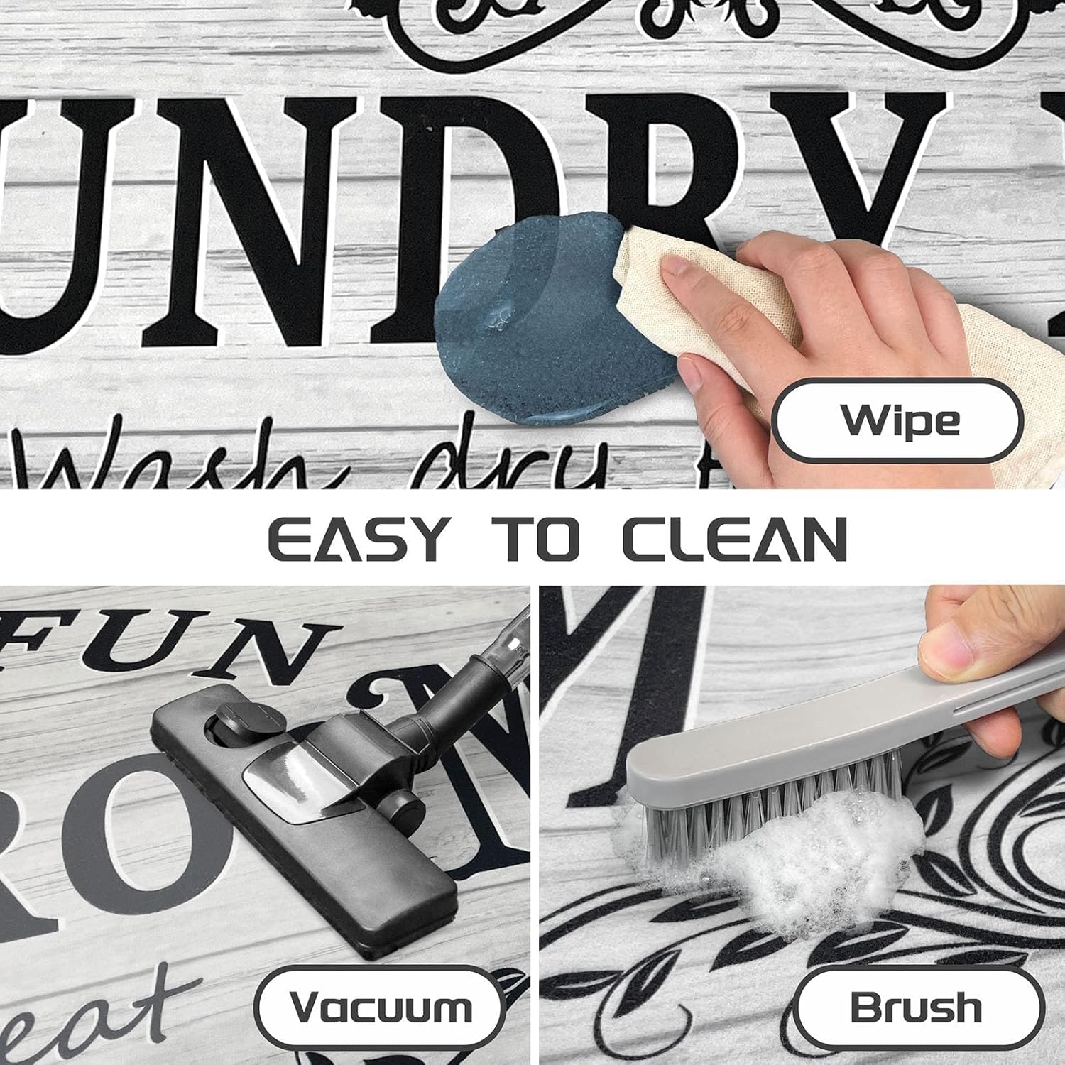 Laundry Room Rug Runner 24