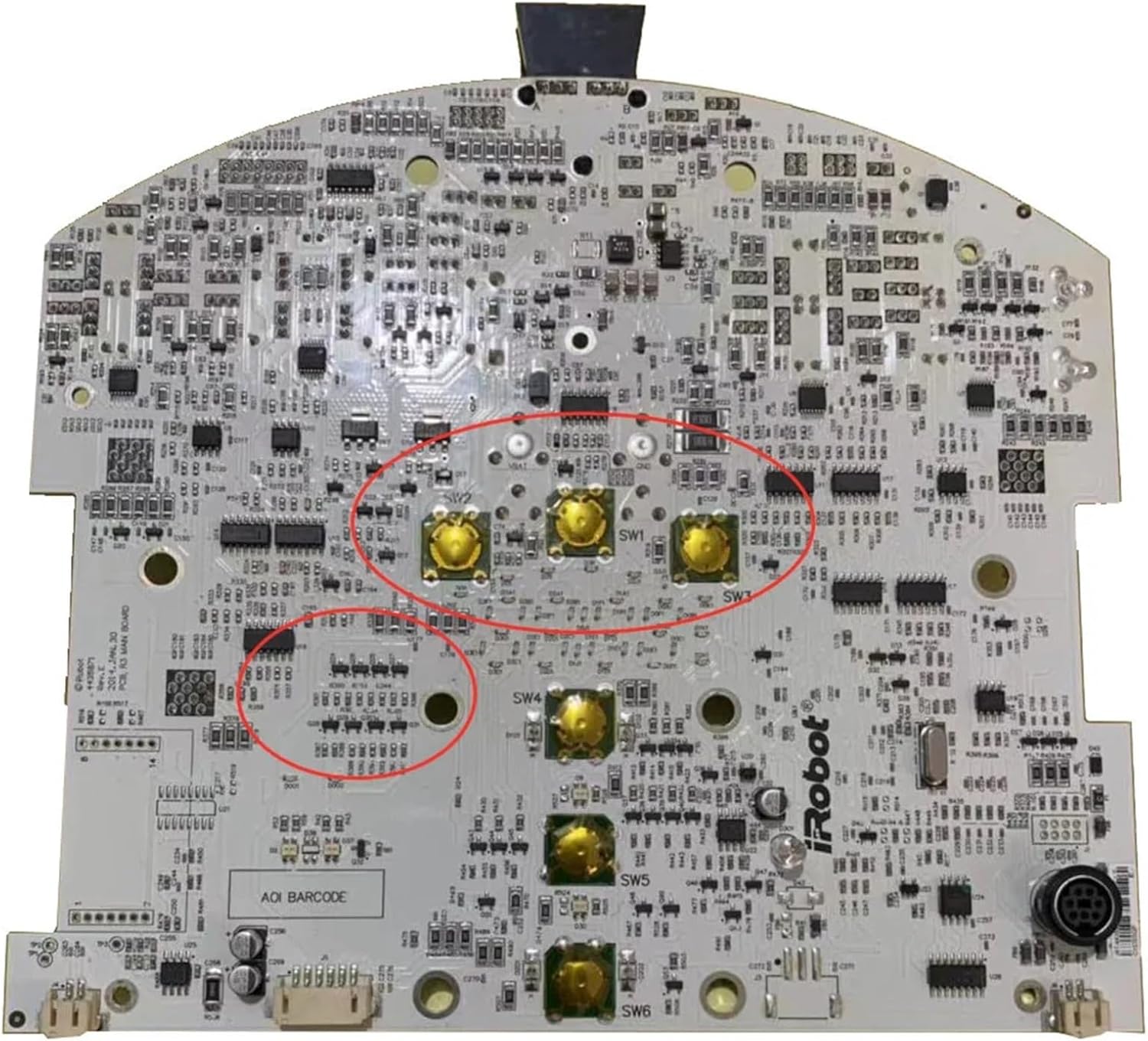 Compatible with PCB Motherboard - for iRobot Roomba 500 600 Series Vacuum Cleaner, Replacement Circuit Board Mainboard with Timing Function(Orange)