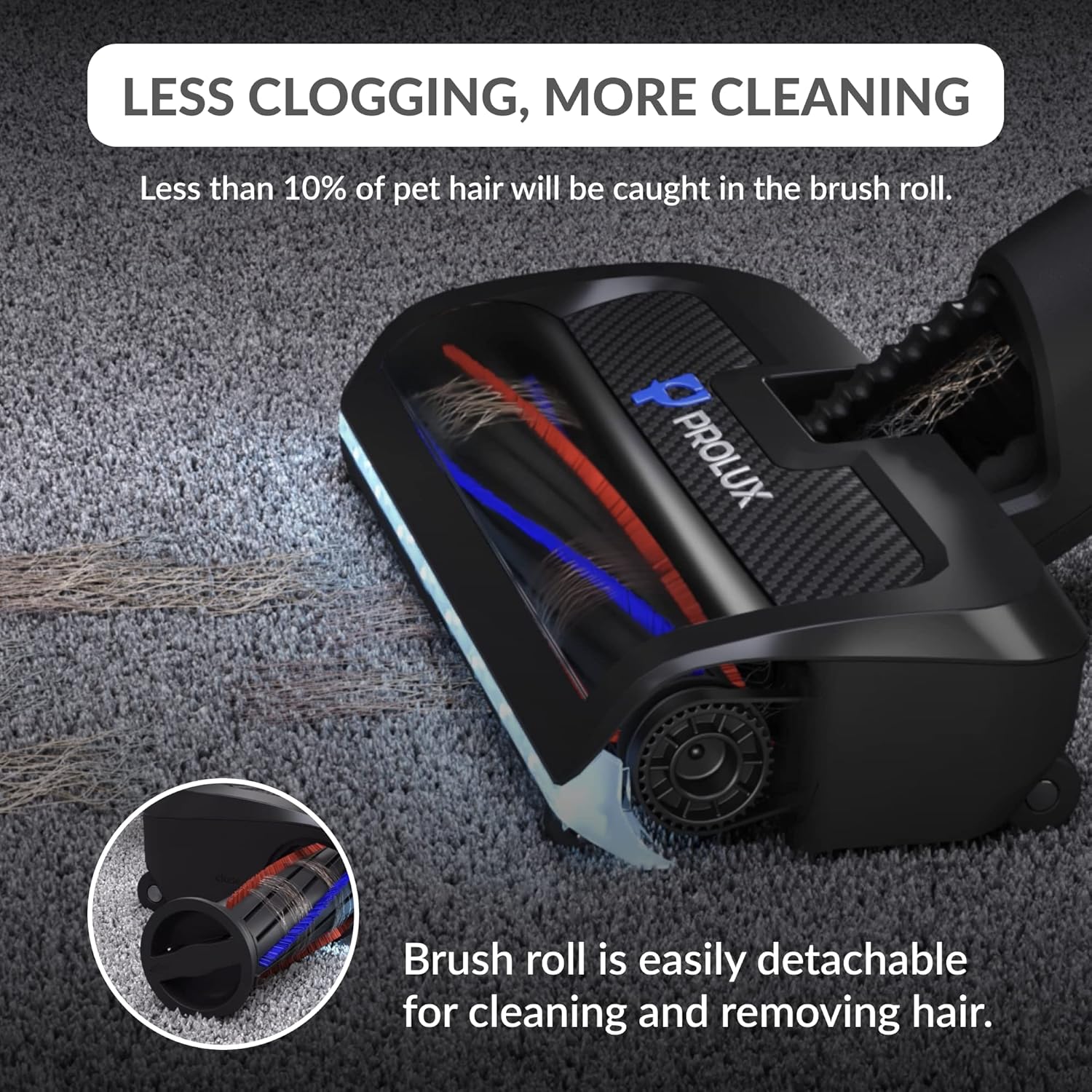 Prolux X8 Elite Canister Backpack Vacuum, HEPA Filtration, Tools for Every Cleaning Task on Any Surface, Illuminating LED Lights, Adjustable Straps