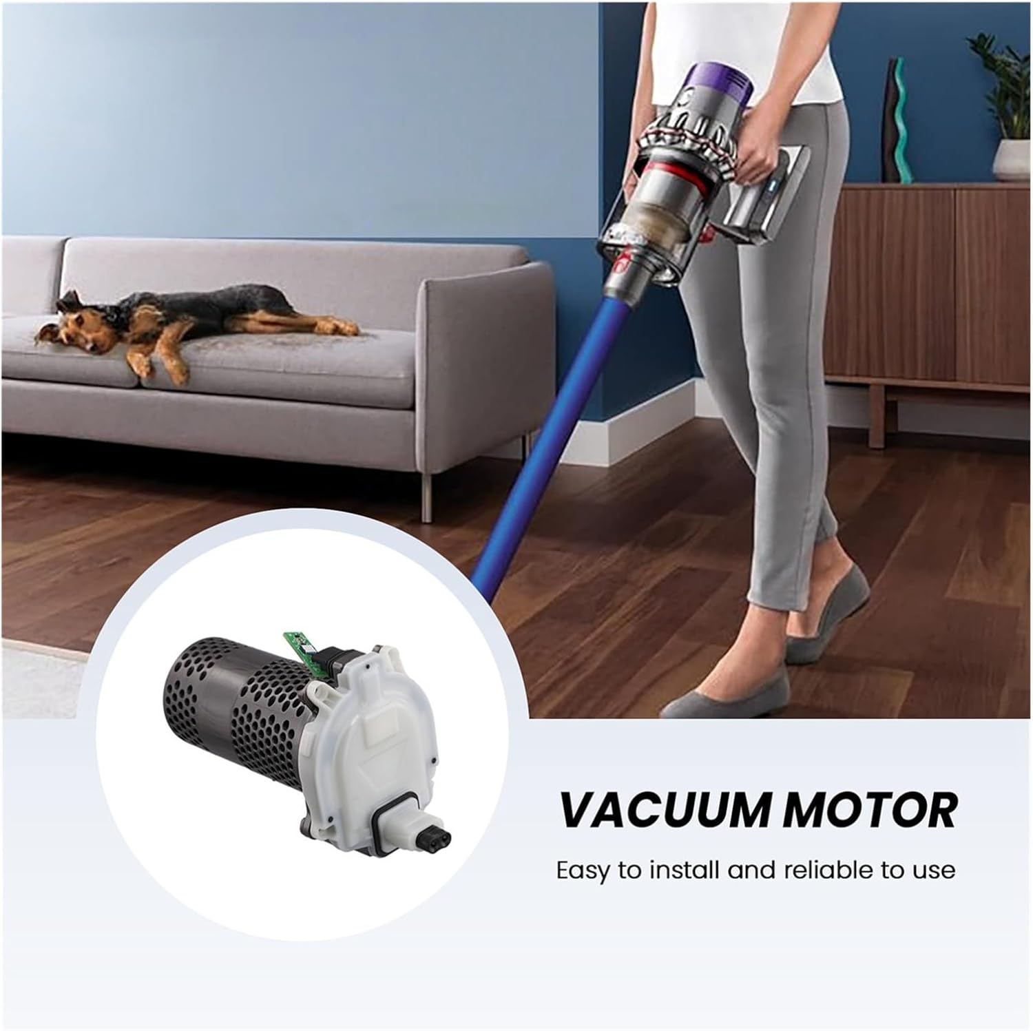 Parts Vacuum Replacement Clean Spare Parts Motor Display Vacuum Cleaner Motor Motherboard，Compatible for Dyson， V10 SV12