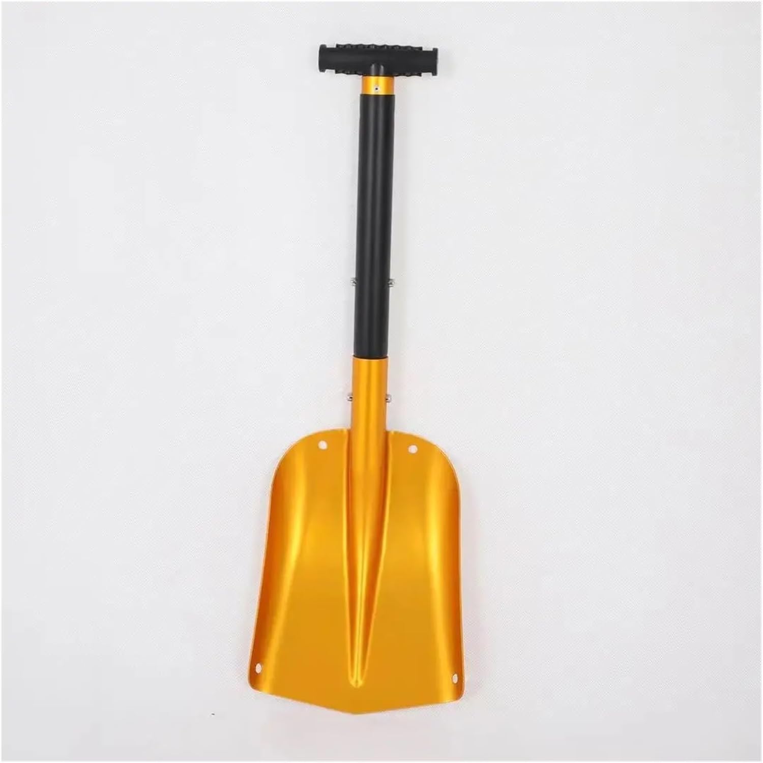 Foldable Multifunctional Snow Shovel Winter Car Snow Shovel Glass Wheel Outdoor Snow Shovel(Brown)