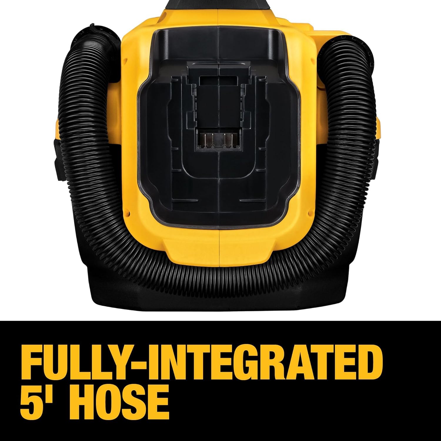 DEWALT 20V MAX Cordless Shop Vac, Wet Dry Vacuum Cleaner, Portable 2 Gallon Wet Dry Vac, Strong Suction Shop Vacuum with Hepa Filter, Tool Only (DCV580H)