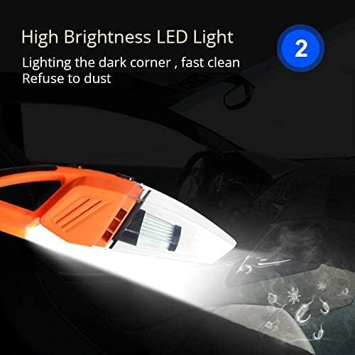 Car Vacuum Cleaner 120W Portable Handheld Vacuum Cleaner Wet and Dry Dual Use Car Vacuum Aspirateur Voiture