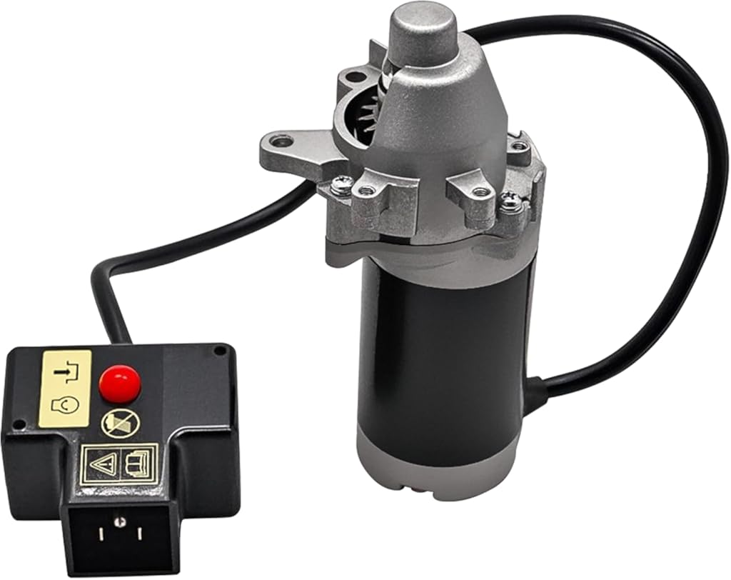 951-10645 JQ170 Electric Starter Motor Fit for Troy-Bilt MTD Cub-Cadet Craftsman 751-10645A 951-10645A Snowblower Starter，for LCT Ariens 208cc 254cc Engine，also for Husqvarna Ariens Snowblower Starter