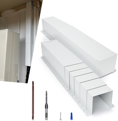 TOPOWN Metal HVAC Lines Cover for Central Air Conditioner 6x4