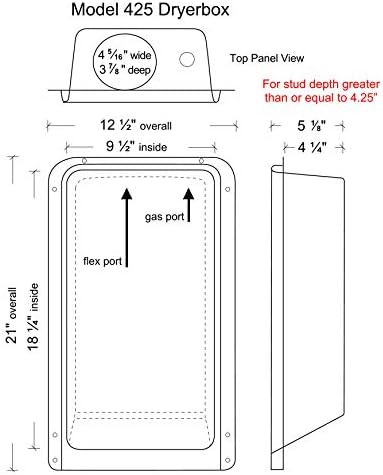 Model 350 DB-350 | New Construction 2x4 walls - venting