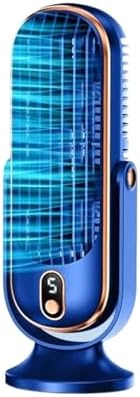 Portable Air Conditioner, Small Air Conditioner Degree Adjustable Charge Large Air Conditioner,Desktop Fan for Home Outdoors(Blue)