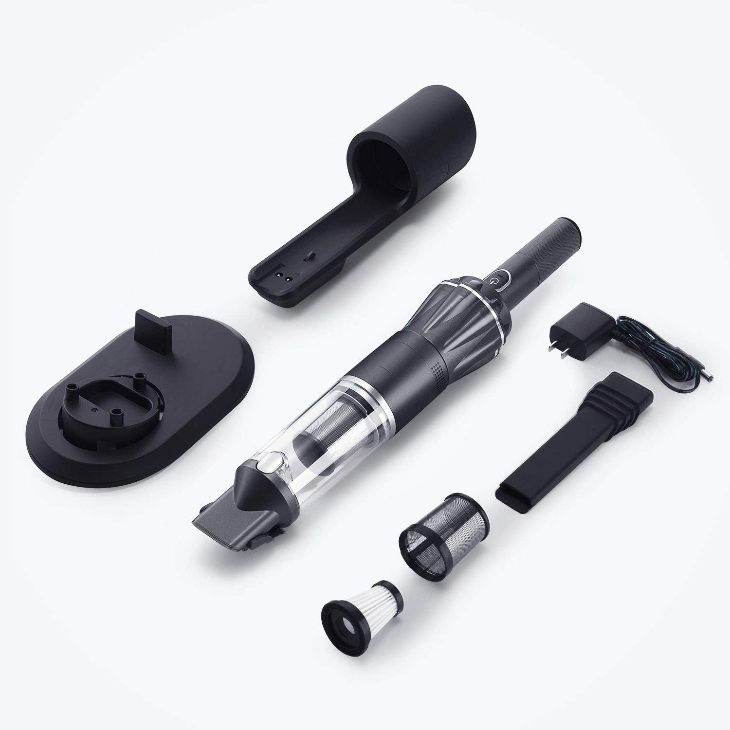 Handheld Cordless Ultra Lightweight Mini Hand Vacuum Cleaner, Single Touch Empty and Detachable Dust Cup, Slim Mini Vacuum Cleaner for Car Home Pet ﻿