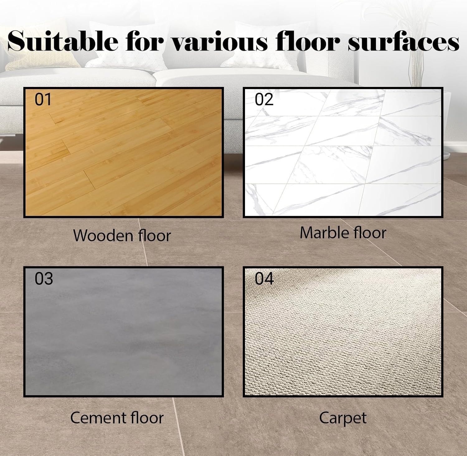 110V Floor Polishing Machine, Commercial and Industrial Floor Buffer, 18