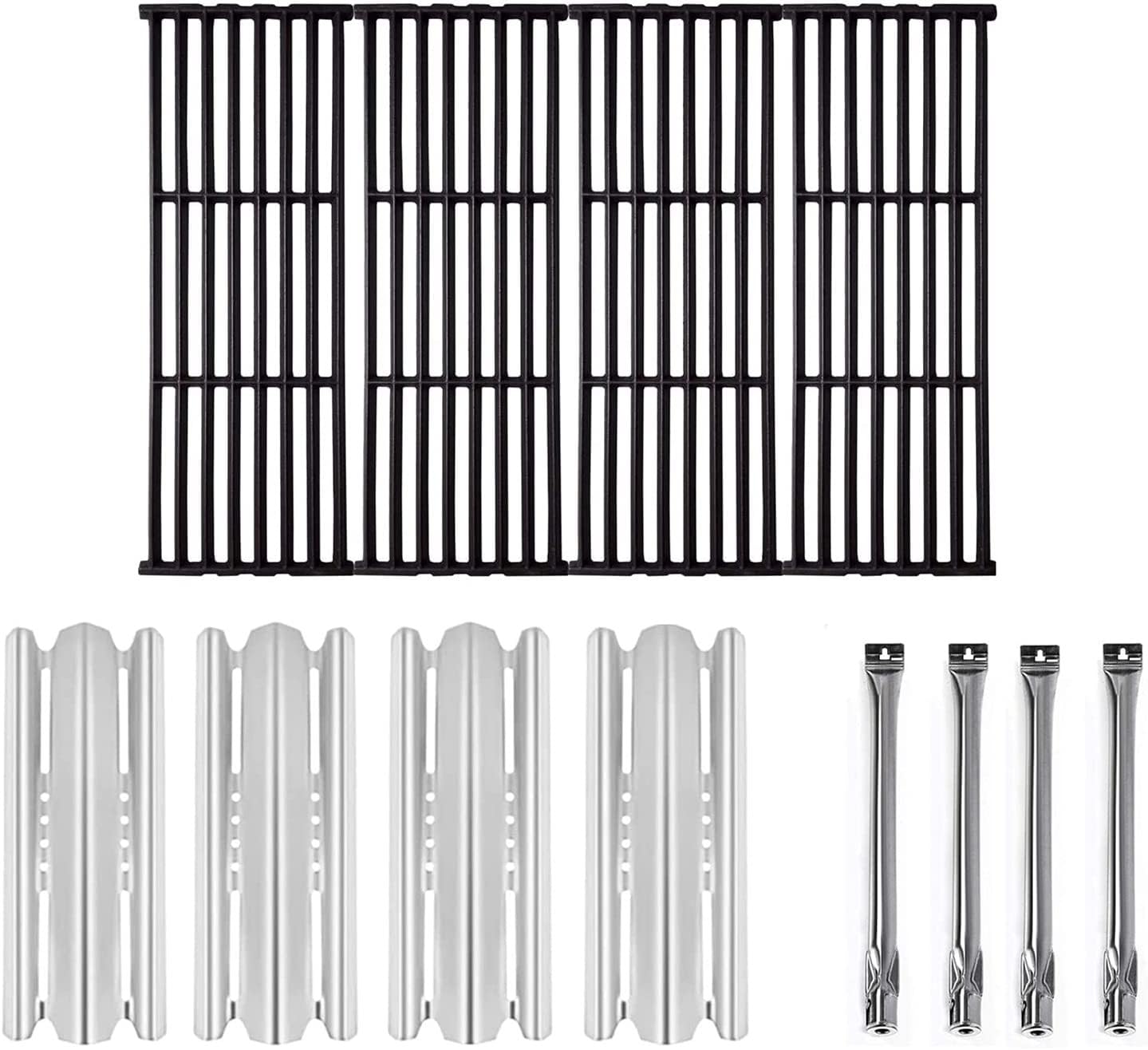 #US Grill Grates Heat Plates Burners Replacement Kit for Broil King Baron