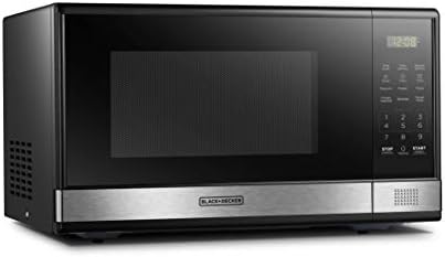 BLACK+DECKER Digital Microwave Oven (1.1 Cu.ft) and BISSELL CleanView Swivel Upright Bagless Vacuum
