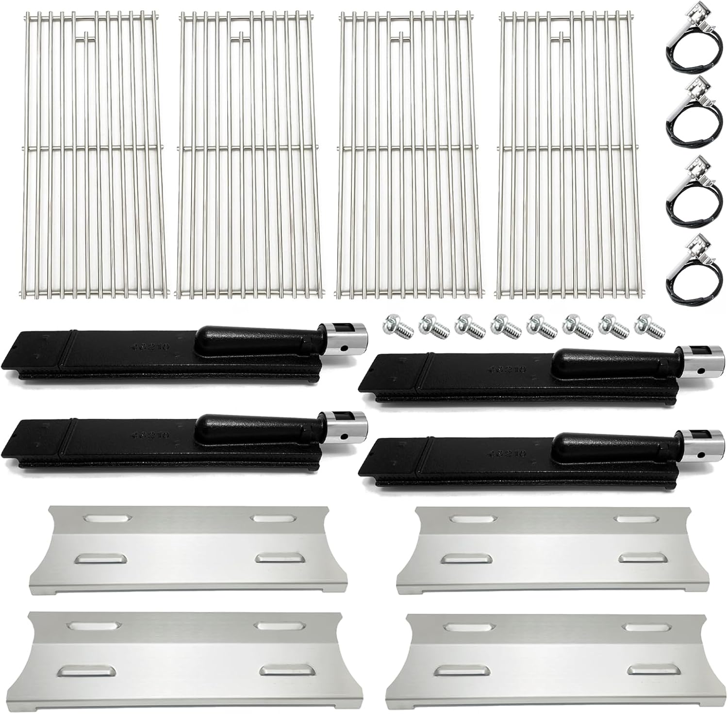 S179 Stainless Steel 4 Heat Plates 15 3/4