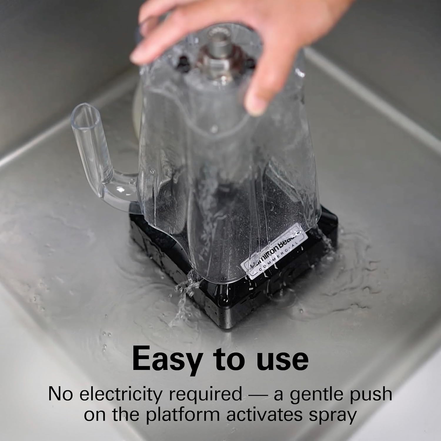 Hamilton Beach (BCR100) Commercial Blender Container Rinser Black