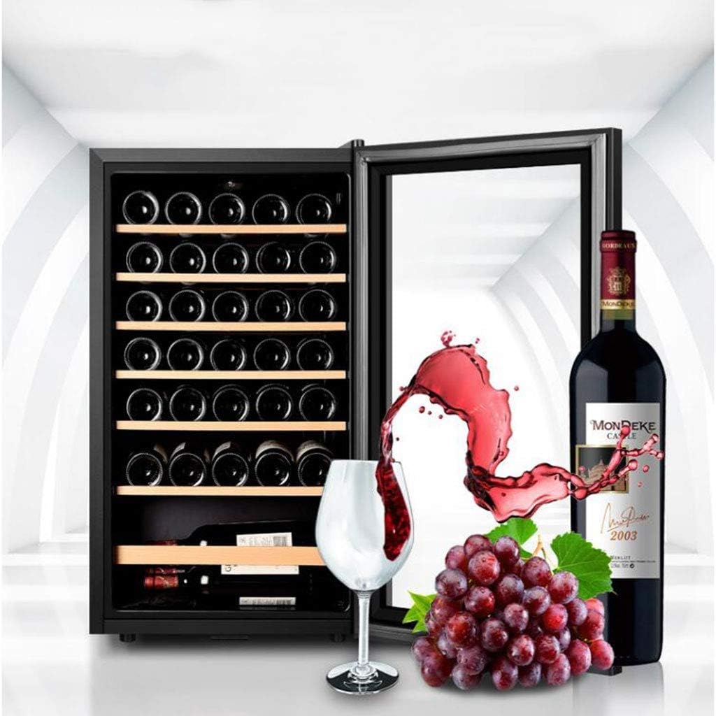 Beverage Cooler and Refrigerator, Fridge with Glass Door for Soda Beer or Wine, Small Drink Cooler for Home, Office or Bar