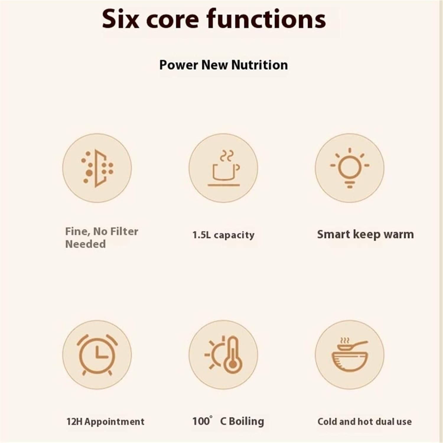 8 in 1 Nut Milk Maker Machine, Multifunctional Machine for Making Nut Milk, Automatic Nut Milk Blender with Easy Clean Stainless Steel Design for Homemade Almond Milk, Soy Milk, Oatmeal(1pc)