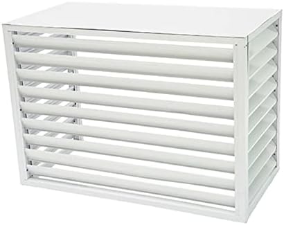 Cover for Outdoor Air Conditioning Cover Decorative Privacy Screen, Aluminum All-Weather Central Air Conditioner Protection Cover for Outside Units,freestanding Enclosure to Cover Garbage Or Ac Units