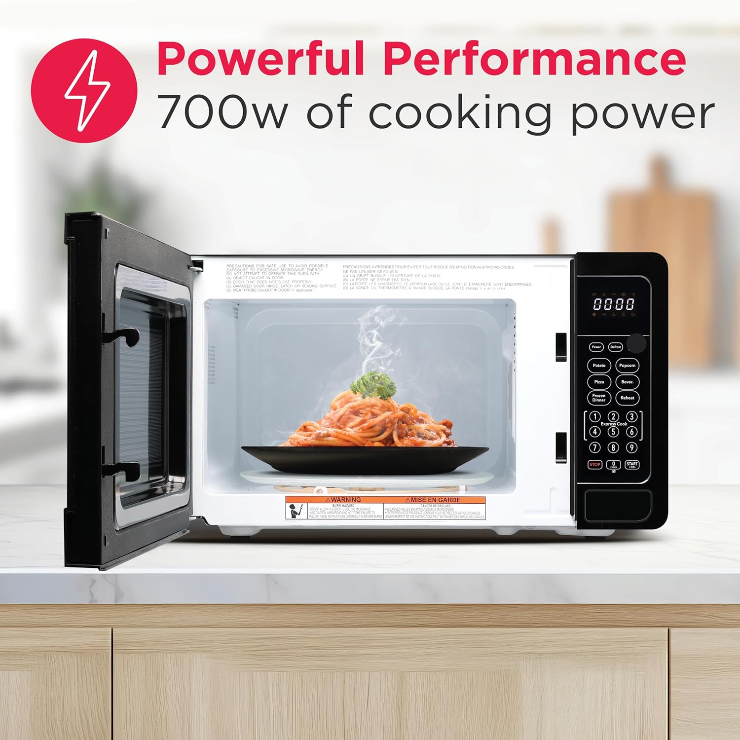 FRIGIDAIRE EMW733BLACKAMZ 0.7 Cu. Ft. Microwave, Black