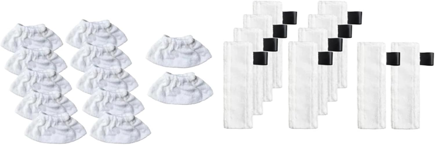 22Pcs Steam Mop Cloth Cleaning Pad Cloth Cover, Compatible For KARCHER, SC Series SC1/SC2/SC3/SC4/SC5 Steam Cleaner Accessories