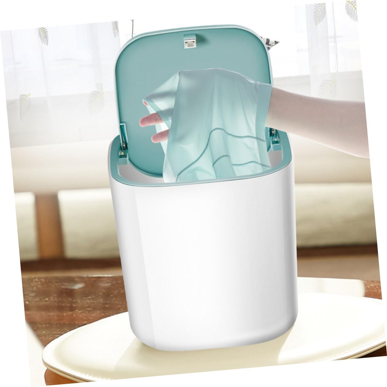 Veemoon Mini Washing Machine Portable Turbine Household Travel Great for Socks Clothes