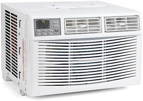 Window Air Conditioner 8000BTU AC Unit with Remote, App Control, Flexible Window Opening, 3 Cooling and Fan Speeds