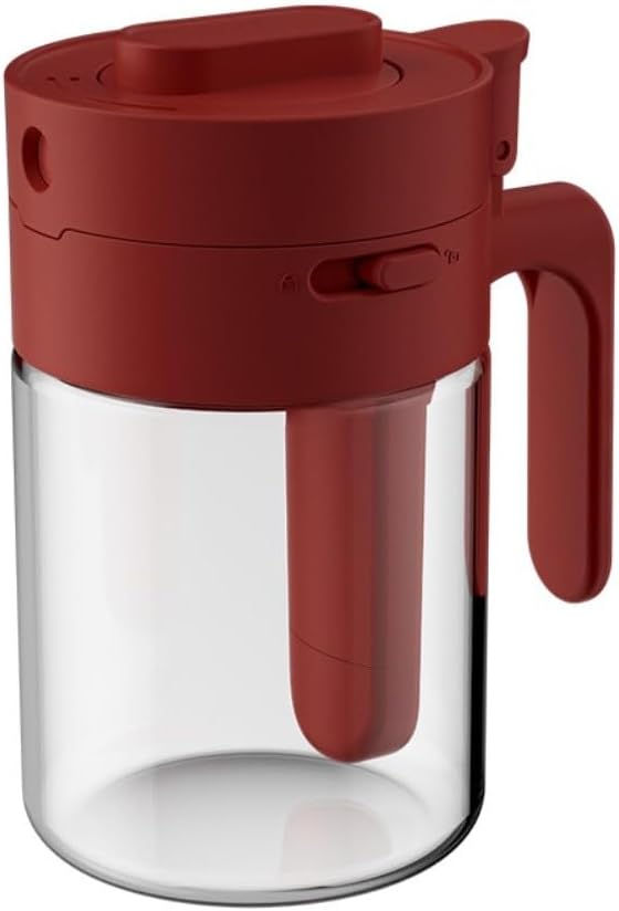 Quantitative Seasoning Container With Airtight Seal And Forward Handle, For Household Kitchen Storage Of Spices, Tea, Coffee Beans, And Seasoning Blends(Cream)