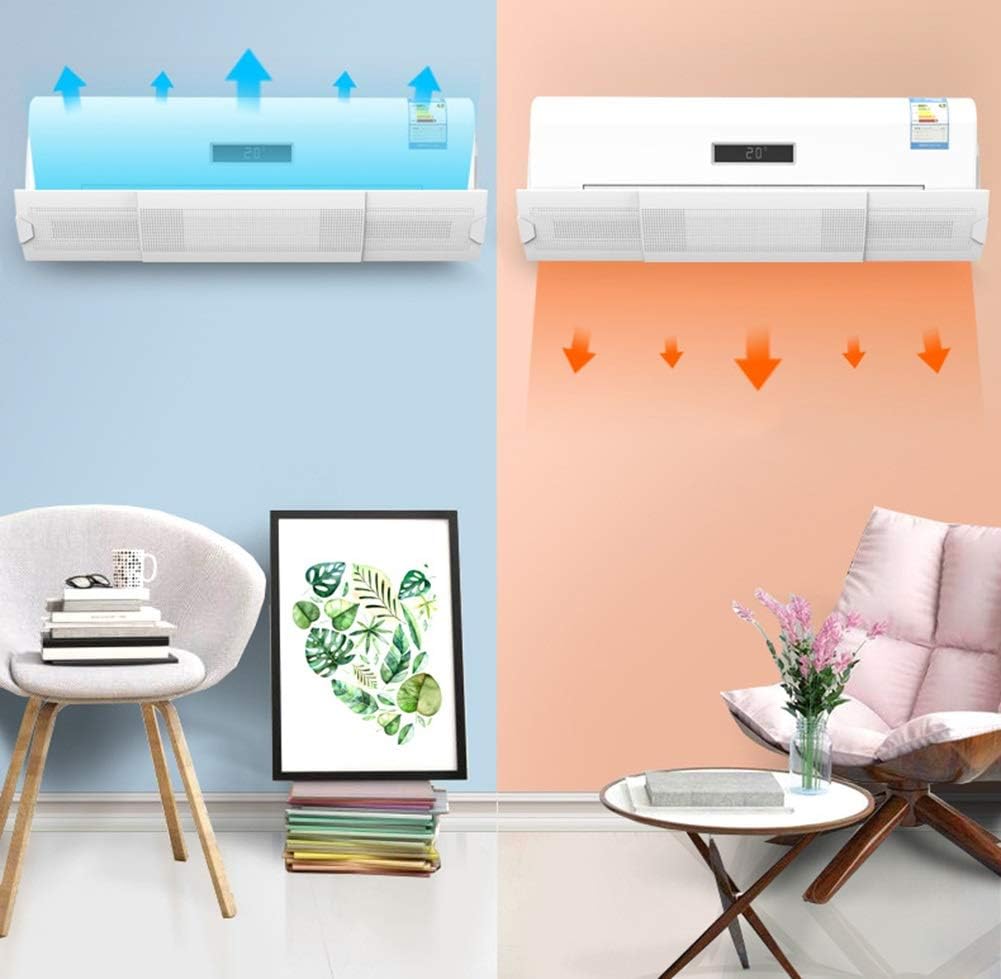 Air conditioning wind deflector Retractable, Air Conditioner Baffles, 180° Rotation Anti Direct Blowing, Lightweight Plastic Material