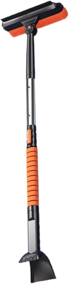 3 in 1 Retractable Car Snow Shovel,Rotatable Snow Brush, Ice Scraper,Snow Removal Tools，Detachable Assembly，Portable Emergency Snow Removal Shovel Snow Brush for Car Truck Camping Outdoor (3-in-1)