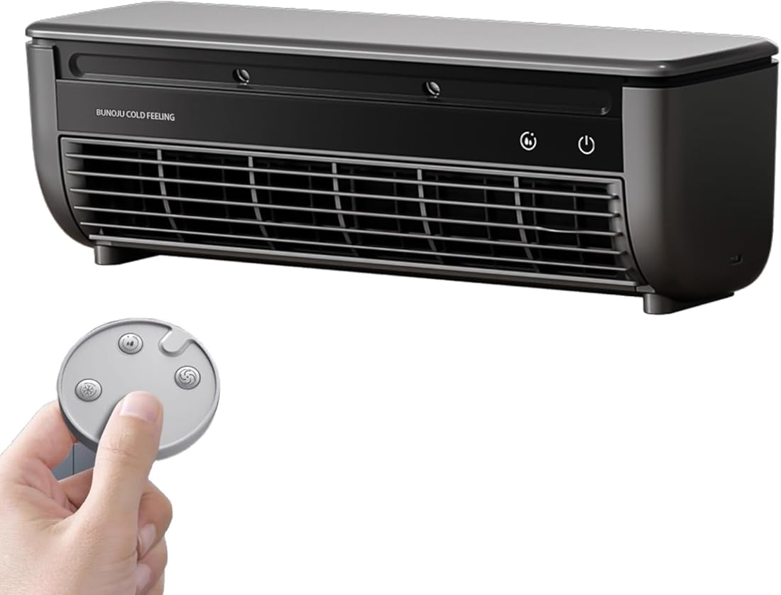 Portable Air Conditioner - Mini Cooling Fan with Wireless Charging, Ice Mist Ions for Rapid Cooling, Ideal for Home and Kitchen