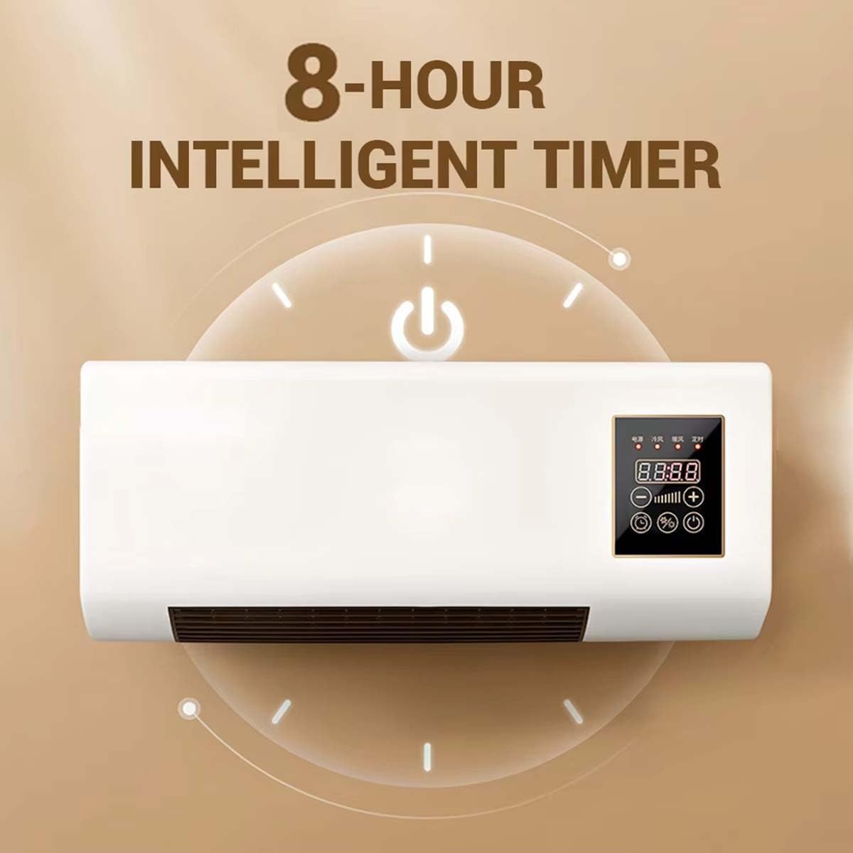 2025 Upgrade Air Conditioner, Portable Air Conditioner Split Max, Wall Mounted Air Conditioners, US Plug 110V, Quiet Operation for Home, Office(Red)