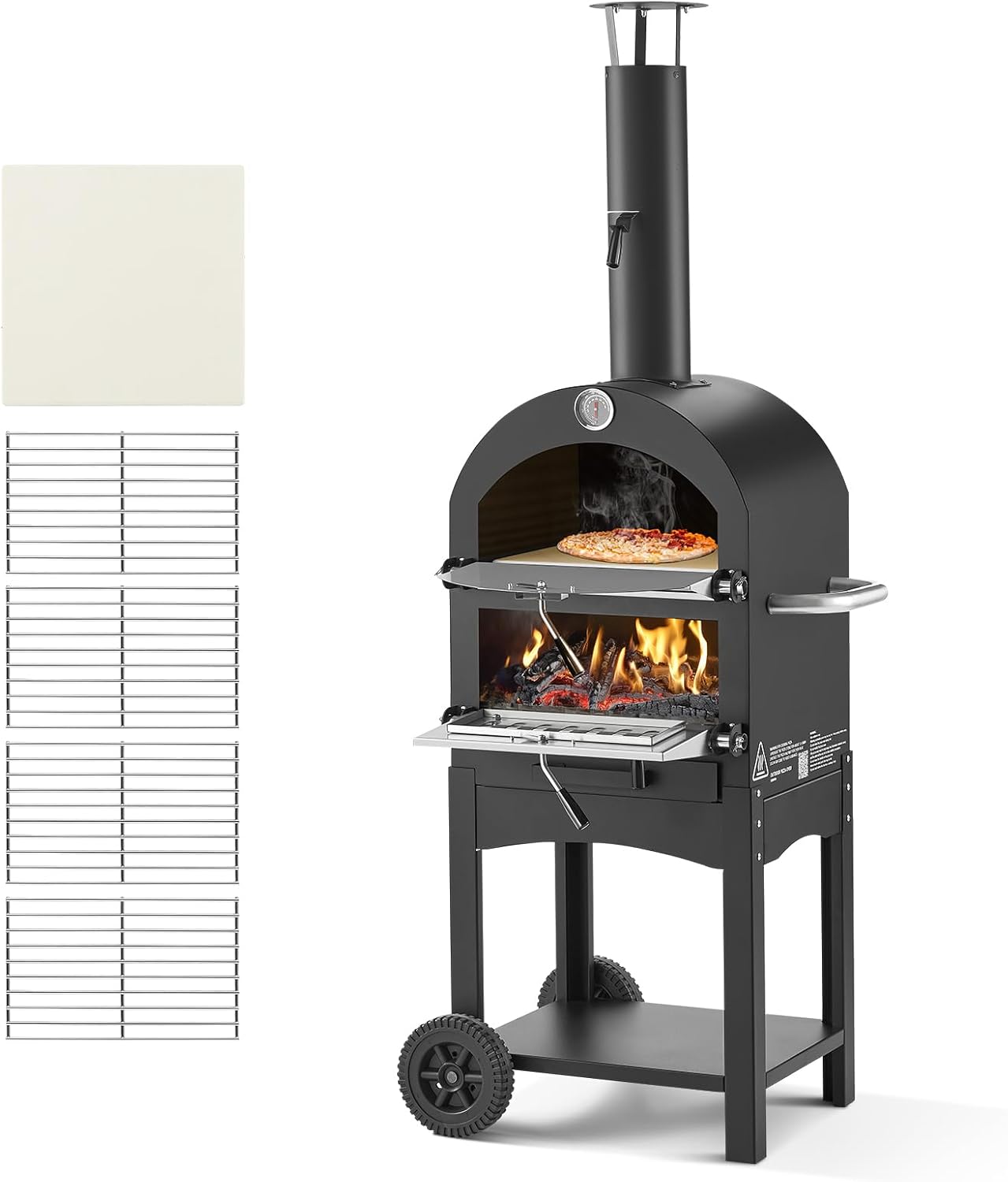 VEVOR Outdoor Pizza Oven, 12
