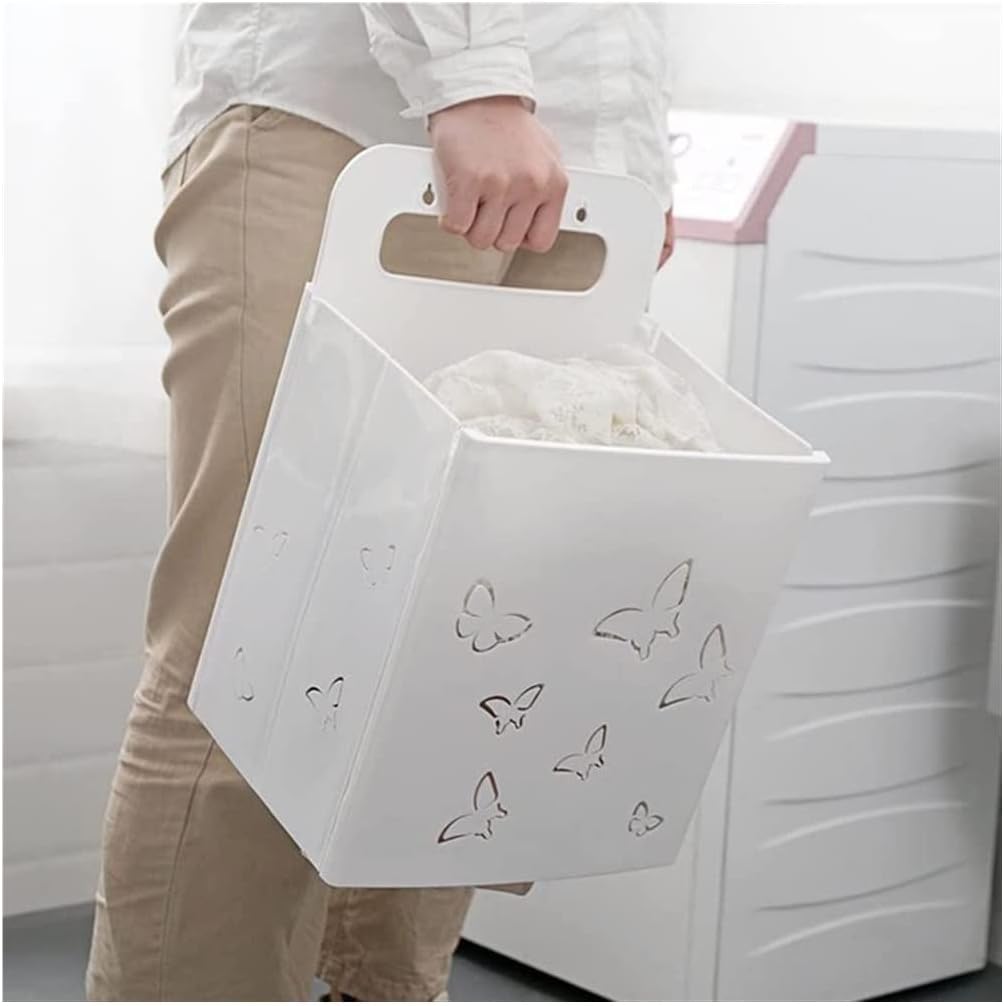 Laundry Basket Laundry Hamper Dirty Clothes Storage Basket,Foldable Laundry Basket,Hanging Washing Machine Basket Hampers For Laundry (Color : A, Size : 26.5 * 21.5 * 39cm)