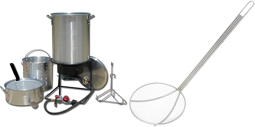 King Kooker Outdoor Propane Turkey Fryer and Skimmer