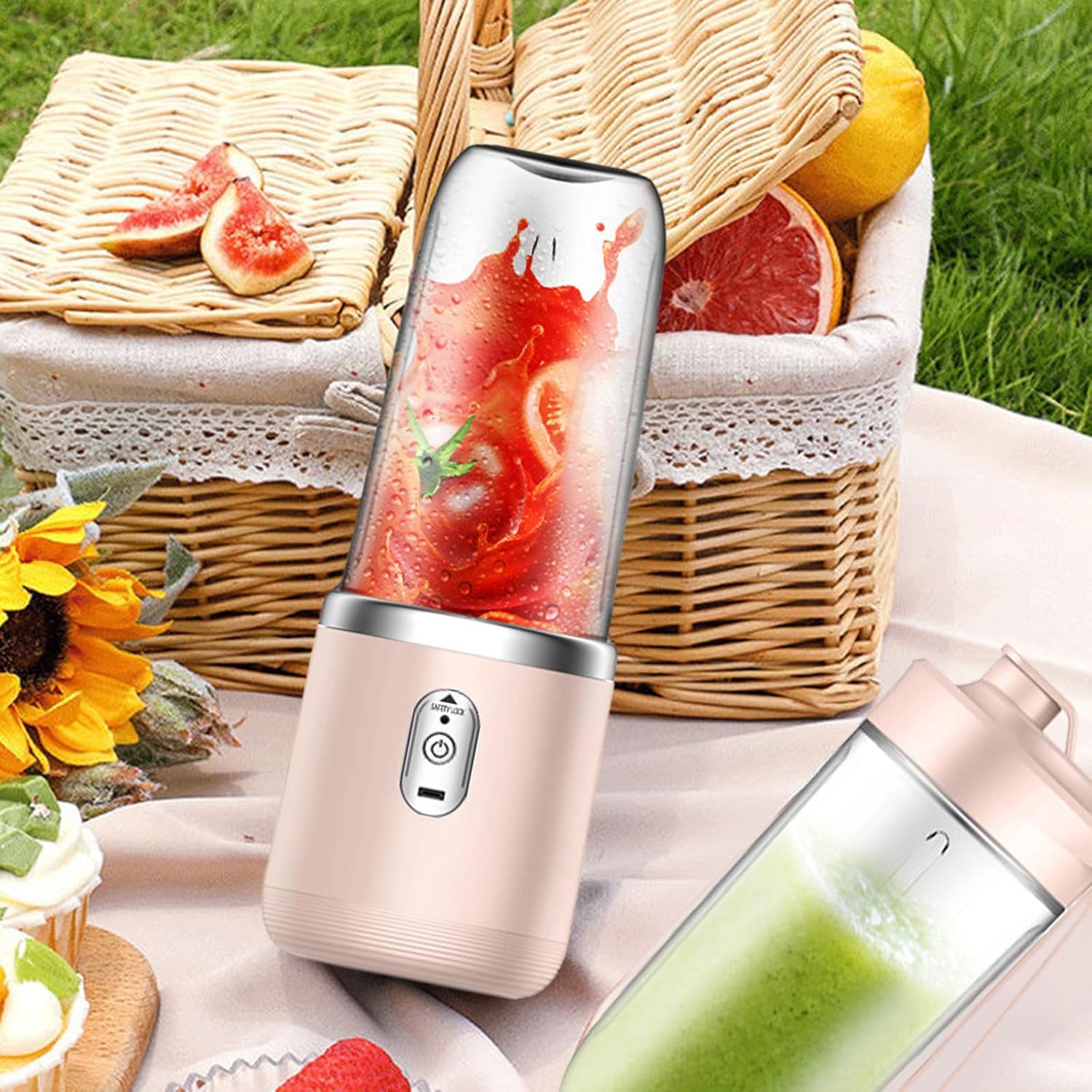 Portable Blenders Cup Juices Extractors Cup Juicing Cup Juices Making Cup Blenders Cup Suitable for Office and Travel