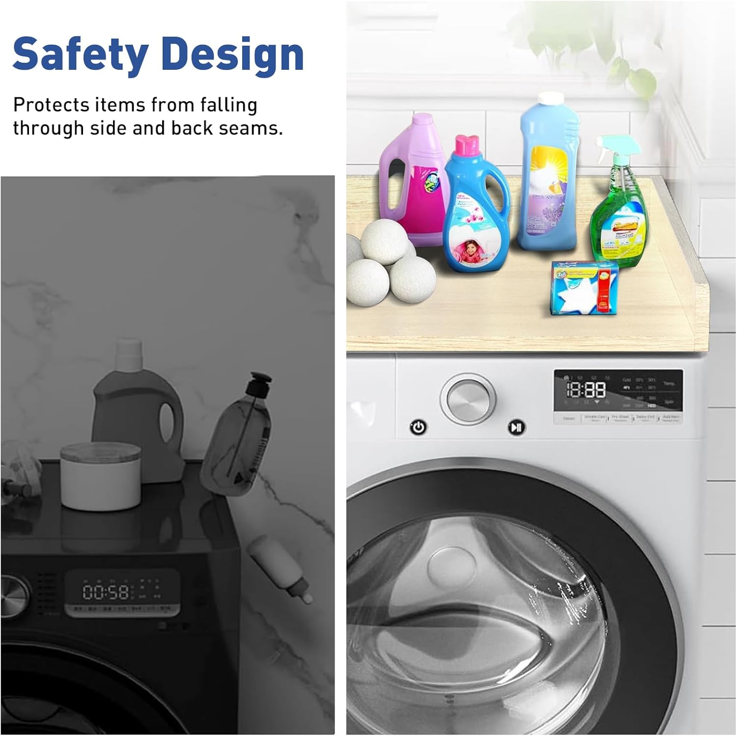 Washer Dryer Countertop: 27.5