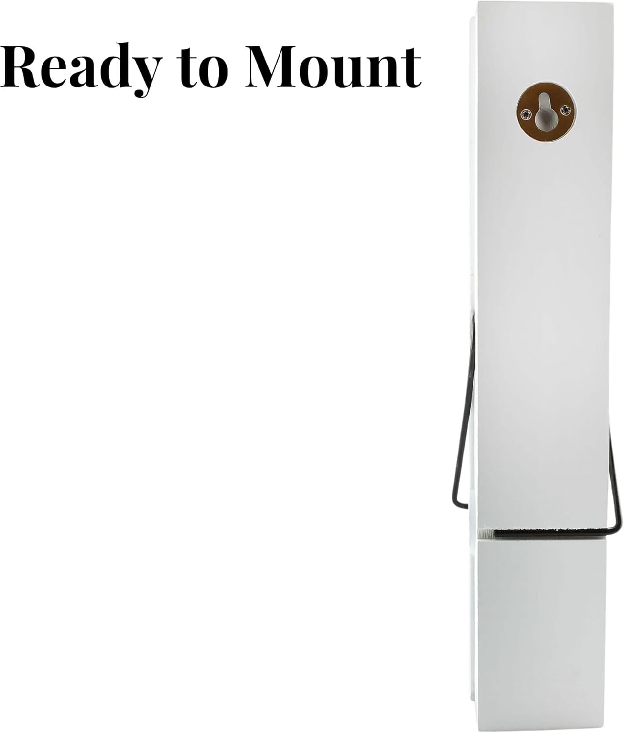 AuldHome Design Laundry Room Wall Art (Set of 3); Rustic Wood Clothespin Shaped Laundry Decor