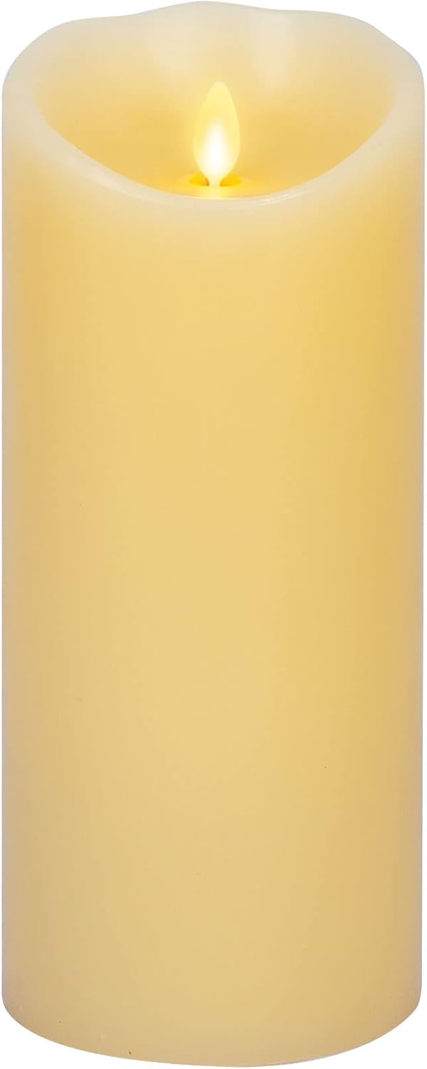 Luminara Scalloped Edge Flameless LED Candle - Ivory 4