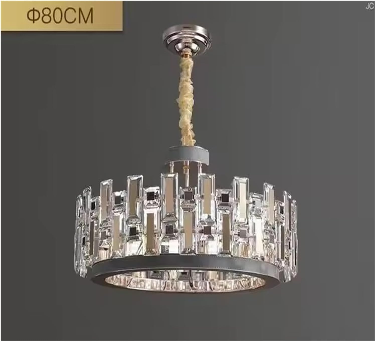 K9 Crystal Luxury LED Chandelier Postmodern Creative Leather Lighting Hanging Fixtures for Dining Living Room Bedroom Villa Decor,Household